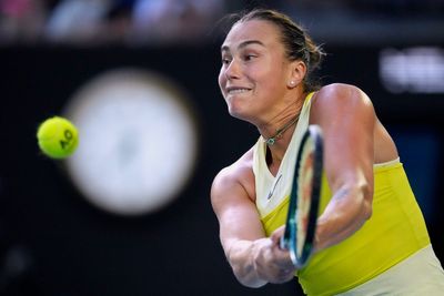 Another win for Aryna Sabalenka at Australian Open as rain hampers opening day