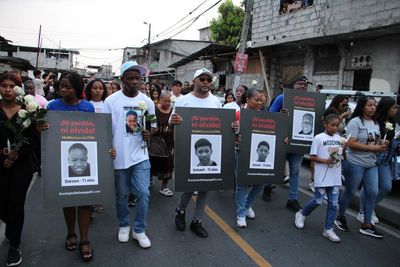 ‘We are shattered’: Afro-Ecuadorians mourn four boys found dead after encounter with military