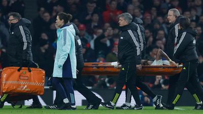 Gabriel Jesus Injury: Arsenal Striker Stretchered Off vs. Man Utd in FA Cup