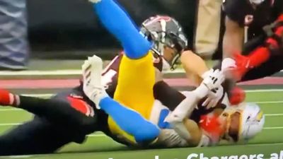 Texans LB Azeez Al-Shaair Got Away With Another Dirty Move Against Chargers