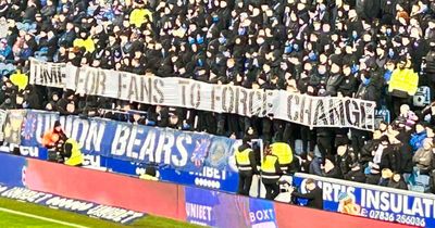 Union Bears continue to vent at Rangers board with latest banner demanding change