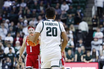 MSU Basketball walk-on Nick Sanders out vs. Northwestern