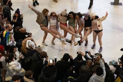 No Trousers Tube Ride returns in colourful fashion on London Underground