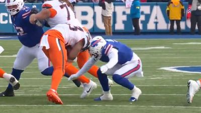 Taron Johnson Leaves Wild Card Game After Taking Helmet-to-Helmet Hit vs. Broncos