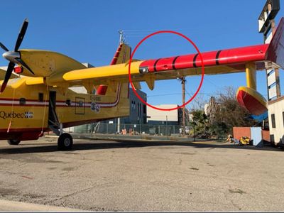 FBI searching for drone operator that damaged firefighting water scooper plane in Los Angeles