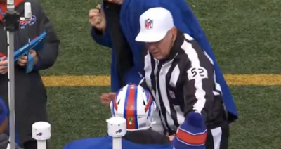 NFL fans thought it was so odd when referee Bill Vinovich seemingly apologized to Josh Allen after missed call