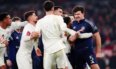 Harry Maguire revels in red mist to bend chaotic tie Manchester United’s way