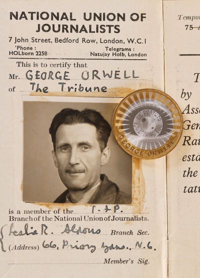 George Orwell celebrated on new ‘Big Brother is watching you’ coin