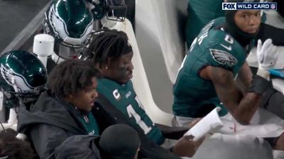 A.J. Brown Reading a Book on Sidelines of Eagles’ Playoff Game Became a Funny Meme