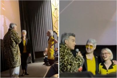 Robbie Williams officiates wedding at Better Man movie screening: ‘It’s legally binding in my heart’