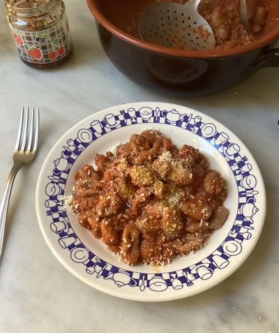 Rachel Roddy’s recipe for pisarei, or leftover bread pasta