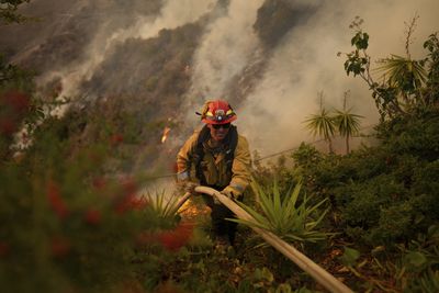 Why are California inmates deployed to help fight LA wildfires?