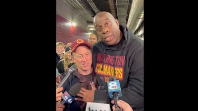 Magic Johnson Sounded So Happy to Be Over Dan Snyder Era After Commanders’ Playoff Win