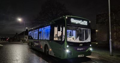 New 'fast' bus service launched between Glasgow and busy town