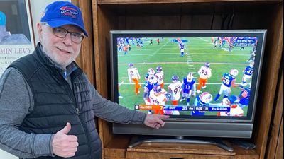 Buffalo Bills Fan Wolf Blitzer Shares His Incredible Set Up to Watch the Games