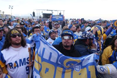 Look: Rams have 40 buses taking fans from SoFi Stadium to Arizona for playoff game