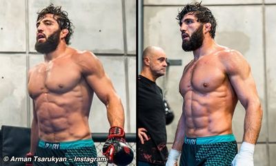 Arman Tsarukyan reacts to UFC 311 physique going viral