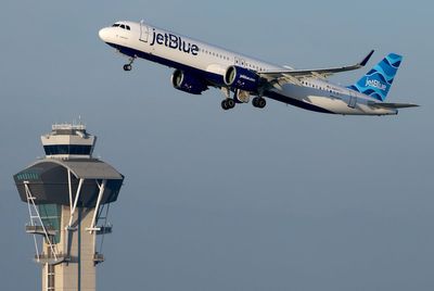 Los Angeles couple says they were nearly crushed by ‘watermelon-size’ chunk of ice falling from JetBlue plane