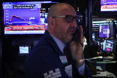 A devastating day leaves the Dow only 210 points from bear market territory