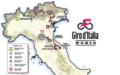 Giro d'Italia Women 2025 route reveals three summit finishes - Aprica, Valdobbiadene and Monte Nerone