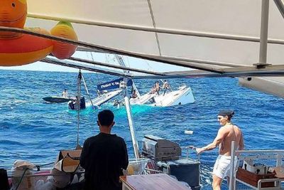 33 Chinese tourists saved from sinking boat off Phuket