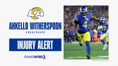 Ahkello Witherspoon injury vs. Vikings: Latest news on Rams CB