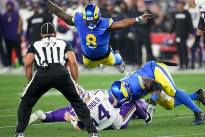 Rams overwhelm Vikings 27-9 in wild-card playoff game moved to Arizona because of LA wildfires