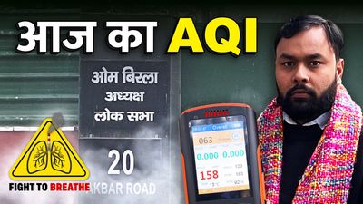 Jan 14, 2025: Aaj Ka AQI from Lok Sabha Speaker’s home