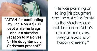 Person Confronts Uncle Over Unpaid Debt At Family Dinner, Celebration Turns Into Shock