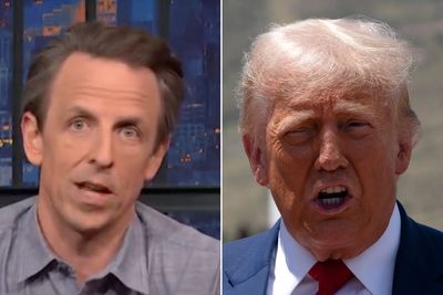 Trump calls Seth Meyers ‘dumb’ and ‘untalented’ amid latest threats against Comcast