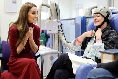 Kate Middleton visits Royal Marsden hospital where she received cancer treatment