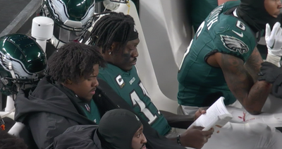 Eagles coach Nick Sirianni explained why he’s OK with A.J. Brown reading a book on the sidelines during games