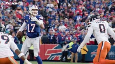 NFL Films' Slo-Mo Shot of Josh Allen's Fourth-Down TD Pass vs. Broncos is Too Cool