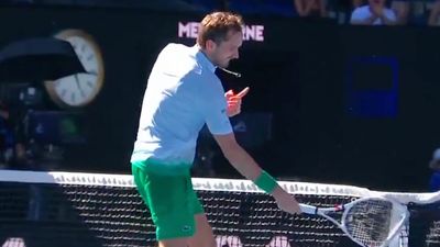 Russia’s Daniil Medvedev Destroys Camera With His Racket During the Australian Open