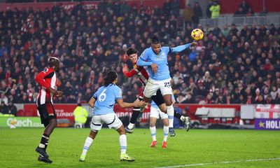 Manchester City throw away 2-0 lead as Nørgaard strikes late for Brentford