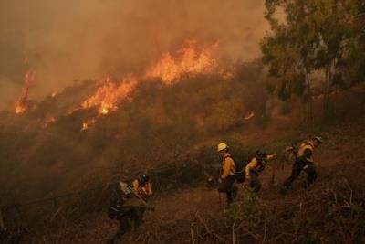 Palisades Fire Perimeter Shows Little Fire Activity, 17% Contained