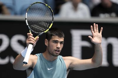 'Really, really happy' Carlos Alcaraz dominates Yoshihito Nishioka, advances to Australian Open third round