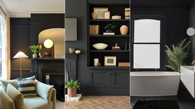 Bored of using white paint in small spaces? This color psychologist says that black is the unexpected 'calming' color to use instead