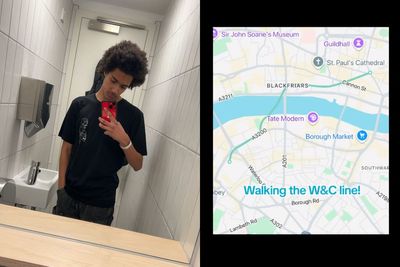 GCSE student, 16, aims to ‘walk whole of London’ after Tube line hikes go viral