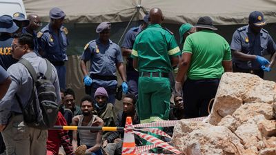 Death toll rises as more bodies pulled from disused South African gold mine