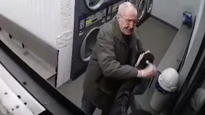 Pensioner uses pair of jeans to fight off masked laundromat robber