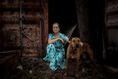 Life in the ashes: Lisa lost her Grampians home to a bushfire. Ten months later, it almost burned again