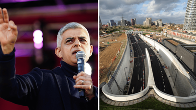 Sadiq Khan: Londoners 'should be incredibly proud' of 'great' Silvertown Tunnel