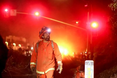 Watch live: LA County officials give wildfire update as residents warned to 'stay on guard' amid high-fueling wind gusts