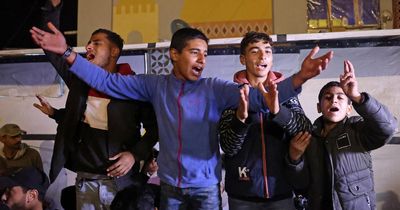 In pictures: Celebrations in Gaza as ceasefire deal reached