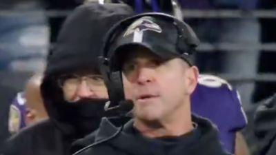 Mic'd Up Moment Shows John Harbaugh Once Again Delighted By Magic Lamar Jackson Play