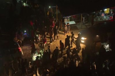 Palestinians take to streets of Gaza's Khan Younis to celebrate Hamas ceasefire