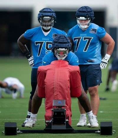 PFF ranks Titans’ offensive line near the bottom of the NFL