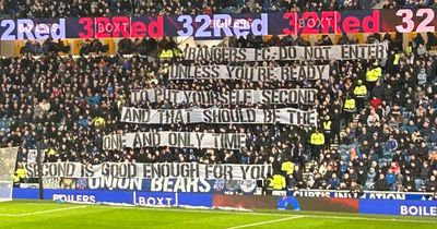 Union Bears unveil another banner blast in protest against Rangers board