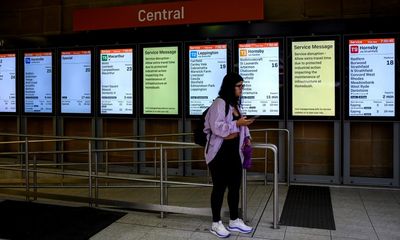 Wet, late and frustrated, Sydney train commuters say they are ‘turning against’ the unions